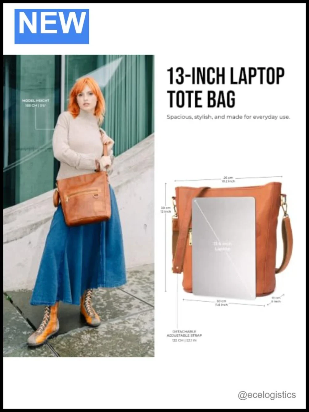 Genuine Leather Women's Crossbody Bag Adjustable Strap